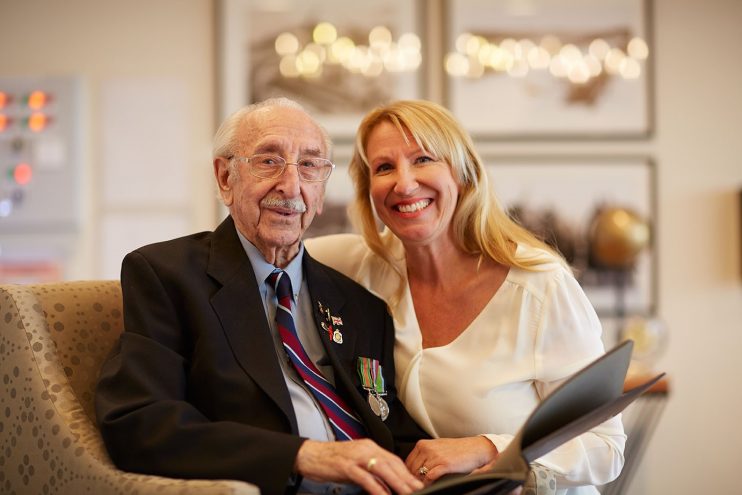 About Us 3 Couple Sitting on Sofa, Father's Day, Father's Day gifts, gift ideas for the elderly, gifts for the elderly