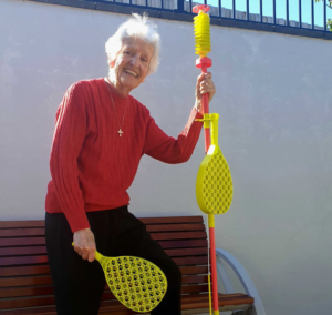 Totem Tennis, Aged Care homes with Rehab Support, aged care rehabilitation, Dementia Activities, Dementia in Aged Care, Homestyle Aged Care, Rehab Packages, Rehab Program, Rehabilitation Programs, Rehabilitation Programs in Aged Care, Rehabilitation Services in Aged Care, Rowville Manor, Totem Tennis